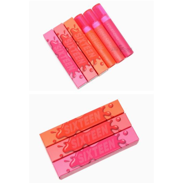 Son Tint Lì Ngọt Ngào Cho Đôi Môi Căng Mọng, Ẩm Mượt 16Brand Fruit-Chu Collagen Jelly Tint 4.1g | BigBuy360 - bigbuy360.vn