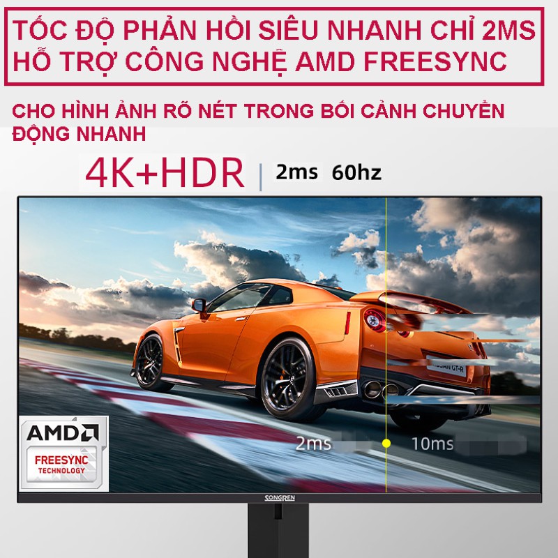 Màn Hình Máy Tính 27 inch UHD 4K (3840 x 2160) Tràn Viền Songren