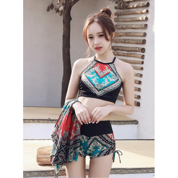 Bộ Bơi Bikini Đi Tắm Biển Nữ 3 Mảnh | BigBuy360 - bigbuy360.vn