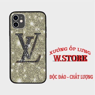 Ốp iphone logo LV ấn tượng nền hoa cương cho IPHONE và SAMSUNG  BRD20210072