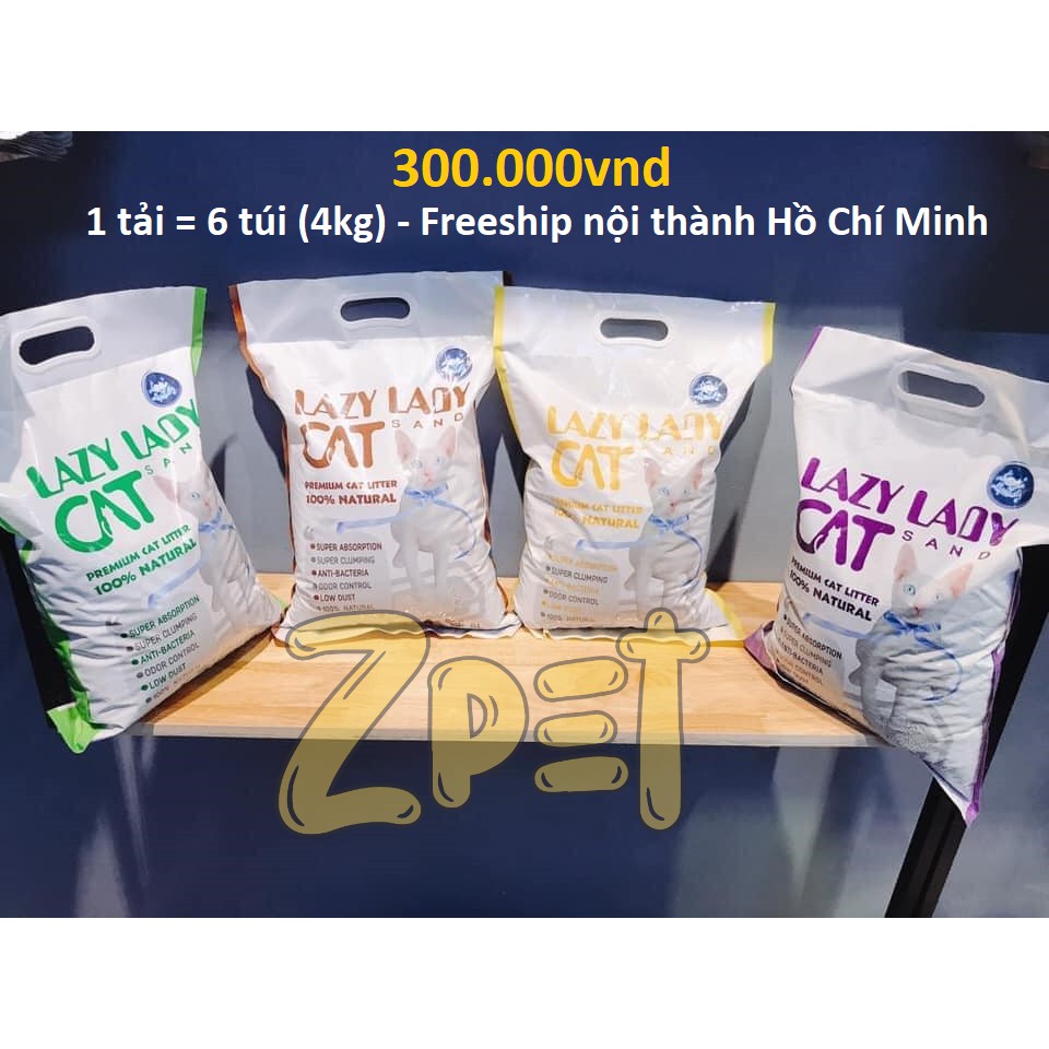 Cát mèo Lazy Cat & Snappy 5L - 4kg (Khối lượng tiêu chuẩn châu âu)