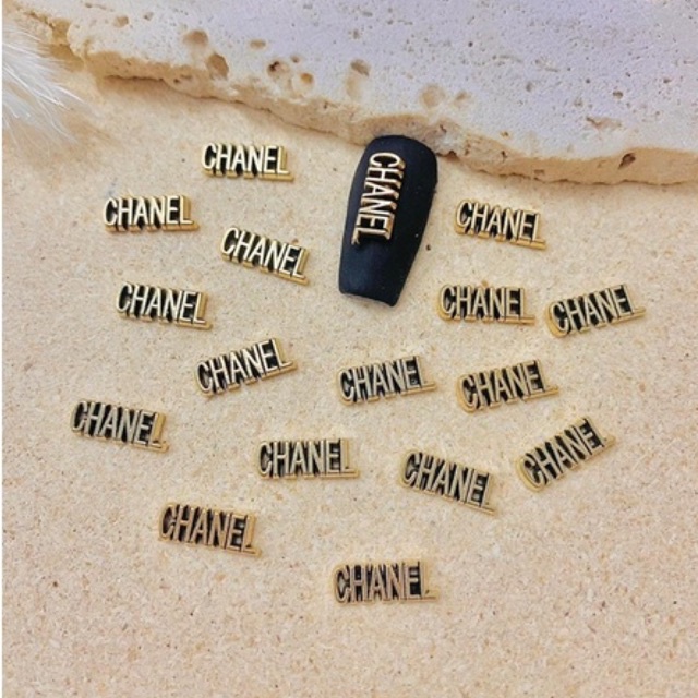 Charm chữ lucky, love bằng đồng, đá hình trang trí nail- phụ kiện gắn móng