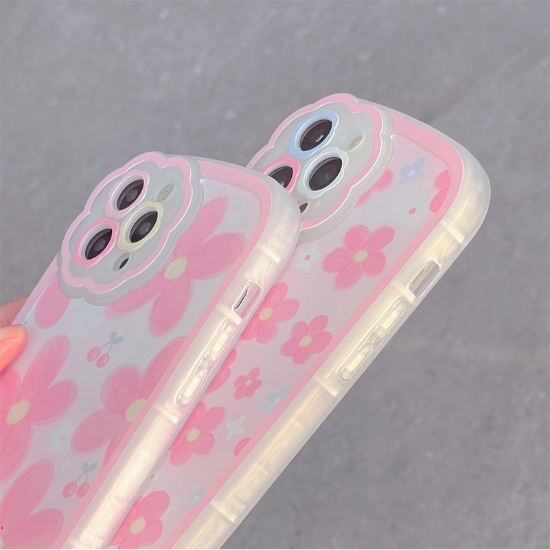 Ốp Điện Thoại Silicon Trong Suốt In Hình Hoa Hồng Dễ Thương Cho IPhone 13 12 11 Pro XS Max X XR 7 8 Plus