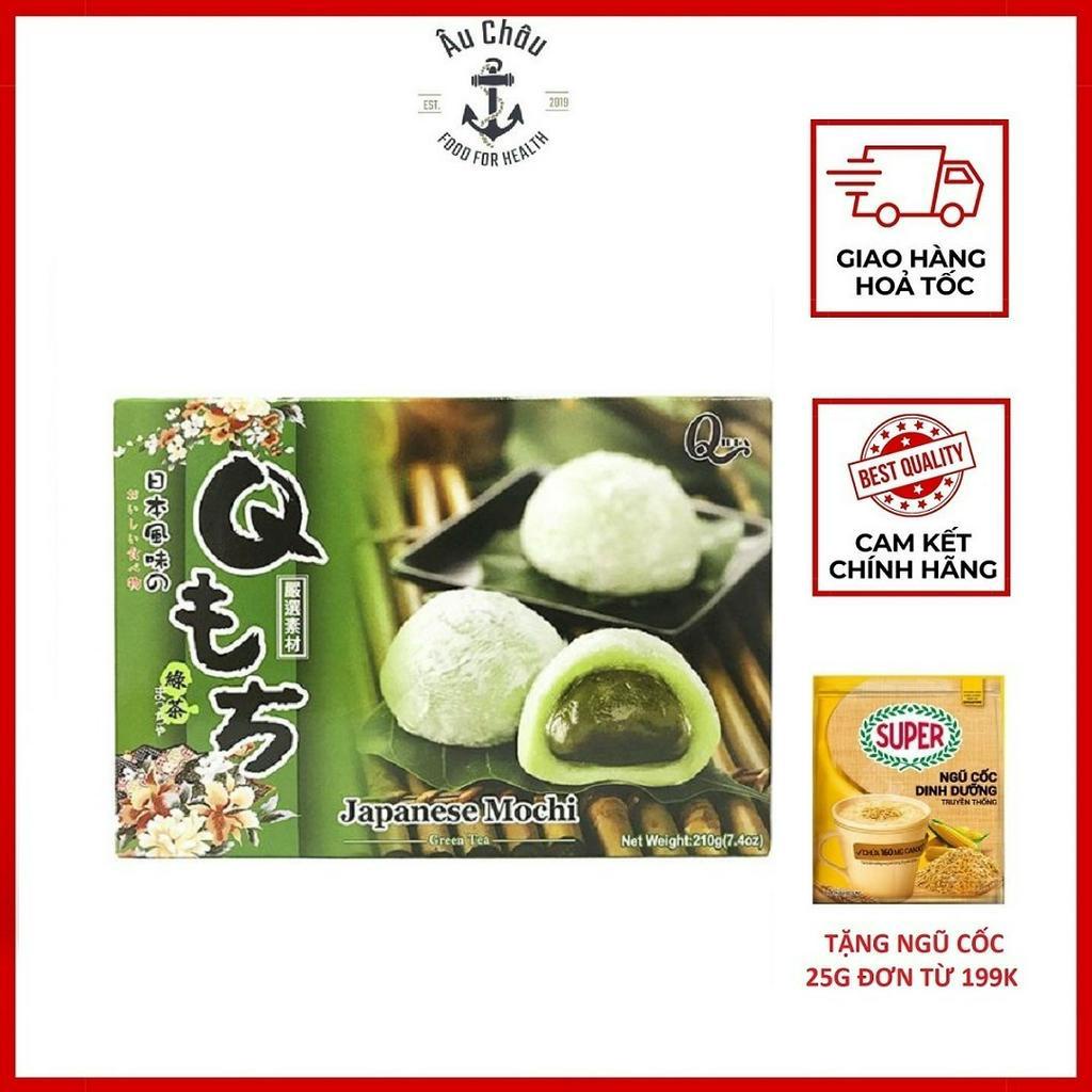 Bánh mochi trà xanh Đài Loan kem lạnh Royal Family dẻo ngon date xa 210g 6 bánh - ÂU CHÂU SHOP