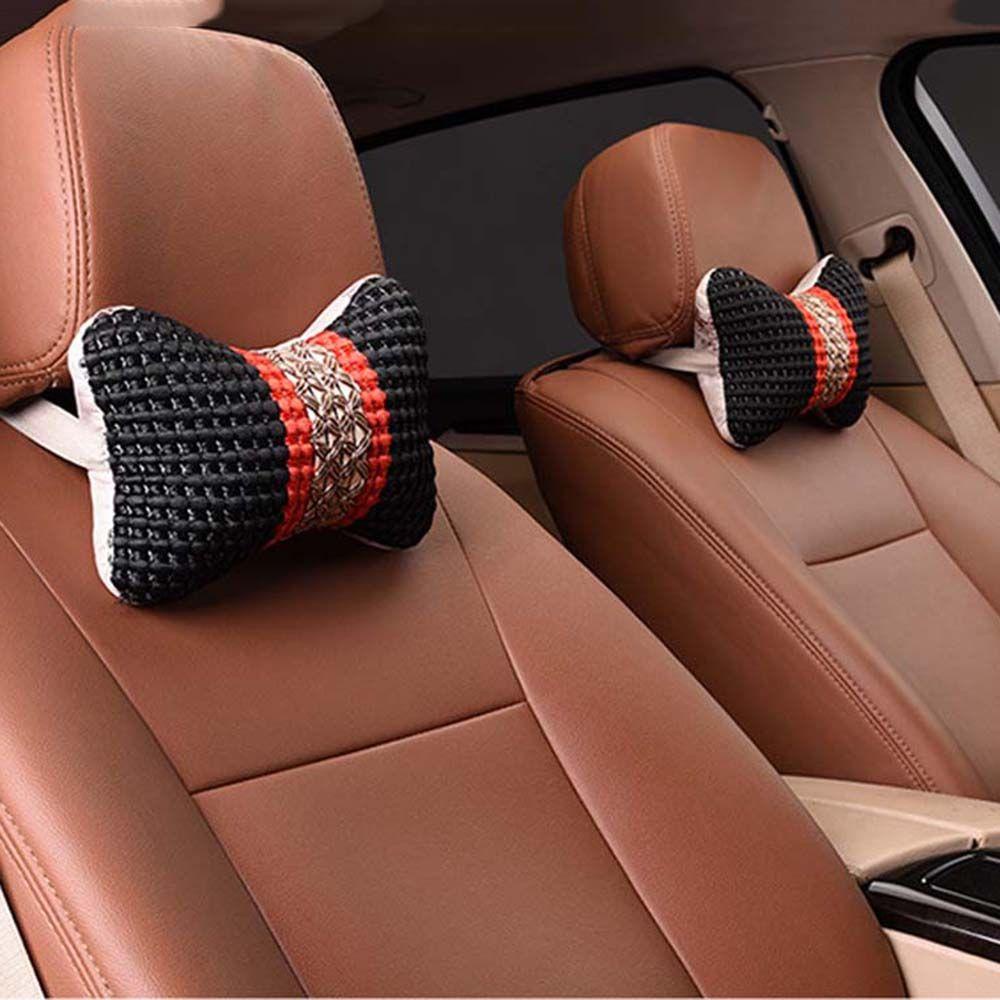 Gối Tựa Đầu Gắn Ghế Ngồi Xe Hơi Bằng Lụa Thoáng Khí