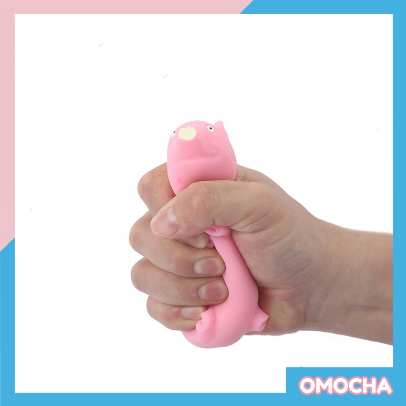 Đồ Chơi Chú Heo Dẻo Kéo Dài Squishy Giảm Căng Thẳng Siêu Dễ Thương Lầy Lội