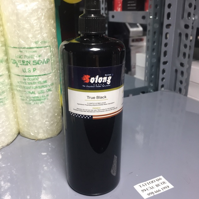 Mực True Đen 12oz / 340ML Tattoo Ink