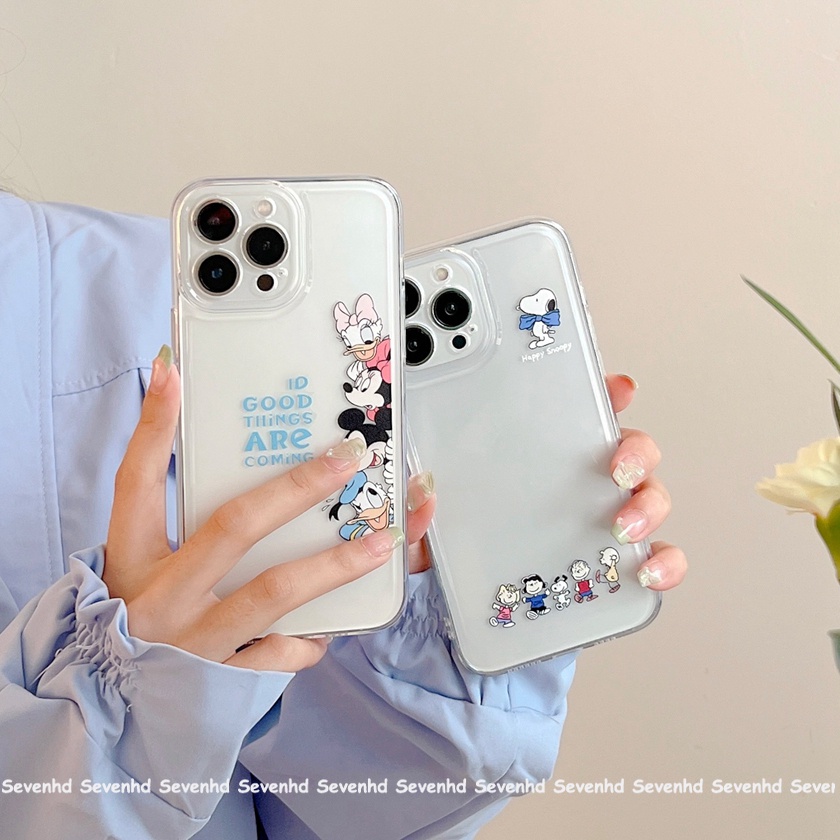 Ốp Điện Thoại Họa Tiết Vịt Donal Cho iPhone 13 12 11 Pro Max SE2020 X XR Xs Max 6 6s 7 8 Plus