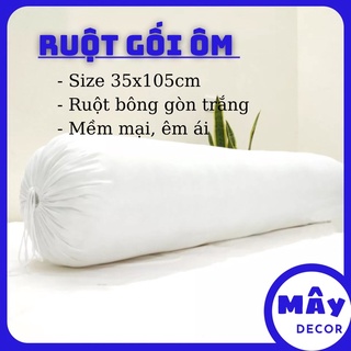 Ruột gối ôm bông gòn cao cấp kích thước tiêu chuẩn 35x105cm