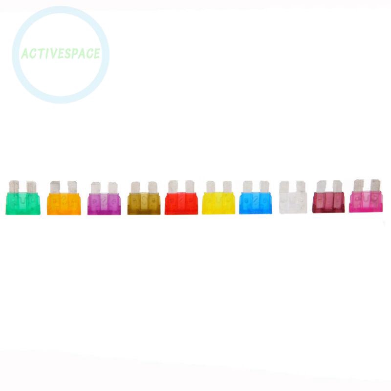 80pcs 12V Standard Blade Car Fuses 3A~40A Assorted Set + 1pc Puller Kit