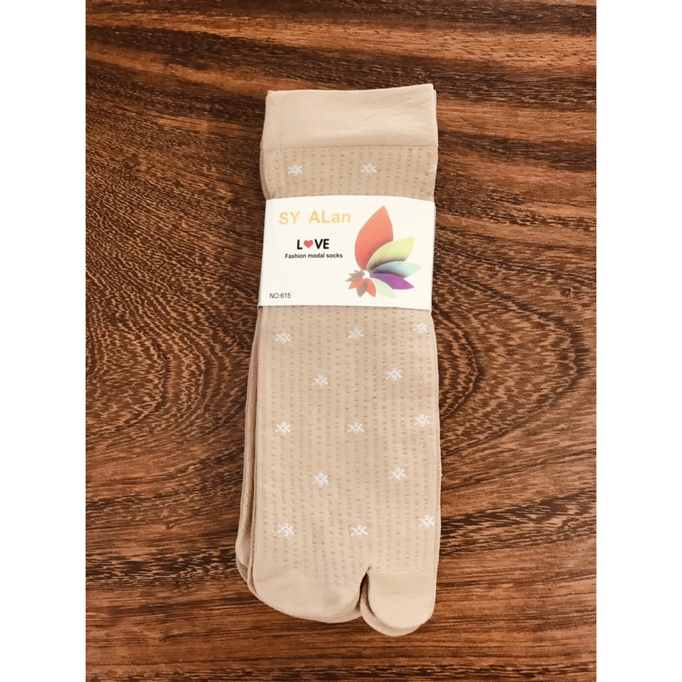 [HCM]Combo 5 hoặc 10 đôi vớ da nữ  họa tiết bông nhiều màu lựa chọn  thun dày cotton 100% co giãn tốt  thương hiệu ALAN