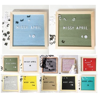 Bảng gắn chữ và biểu tượng dùng trang trí cỡ 10x10inch