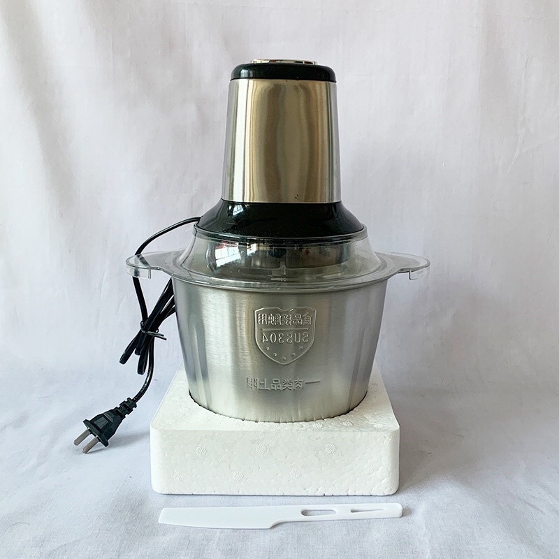 Máy xay thịt đa năng mini , máy xay thịt công nghiệp bằng tay dung tích 3L công suất 300w