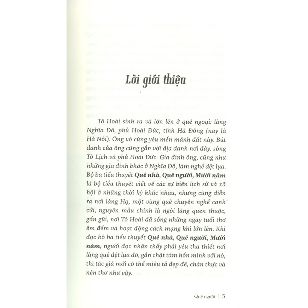 Sách - Quê Người (Tô Hoài)