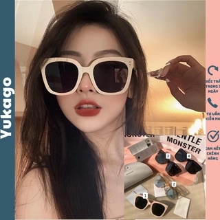Kính mát nữ chống UV mắt mèo hình vuông Yukago P.009.DE