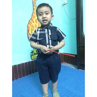 Bộ sơ mi BBR bé trai