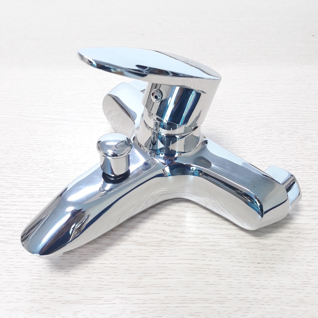 Củ vòi hoa sen, củ sen nóng lạnh bằng Đồng dáng Phi Thuyền Vũ Trụ Loại Tốt (bộ gồm củ sen + chặn + chân Z) - QM.CS08