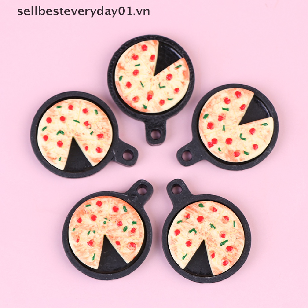 1 Bộ Đĩa Đồ Chơi Làm Bánh Pizza Trái Cây Trang Trí Nhà Búp Bê