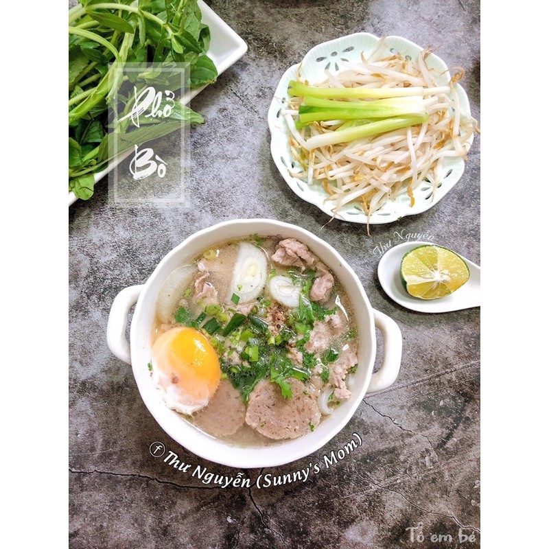 Phở gạo hữu cơ ăn liền Vietsuisse gói nhỏ 60g