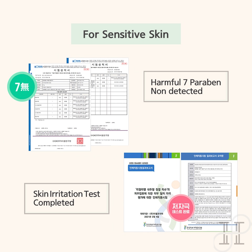 Korea Rael Natural Feminine Wipes I Intimate Wipes I Flushable Wipes I không gây dị ứng I Sensitive Skin