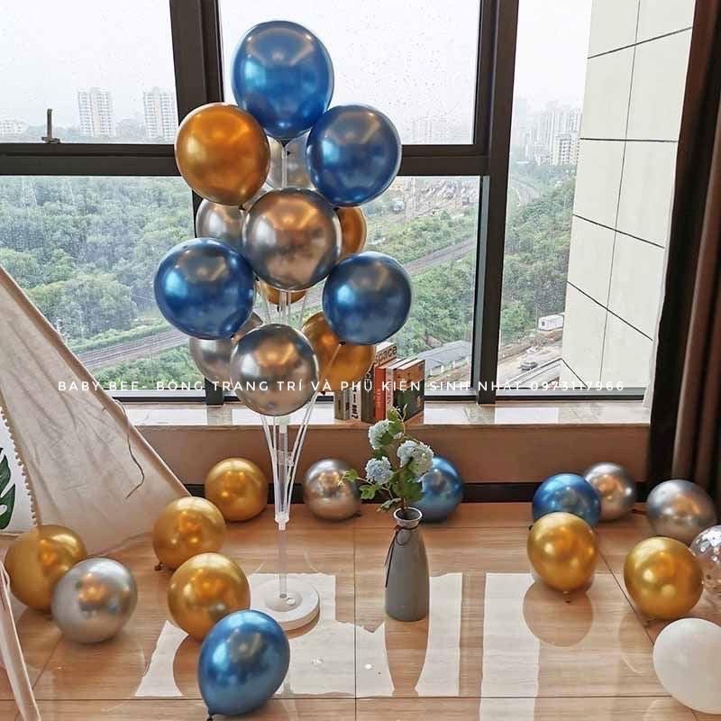 Trụ bóng bay 2 tầng cao 1,6 mét 19 nhánh trang trí sinh nhật đám cưới, khai trương, party