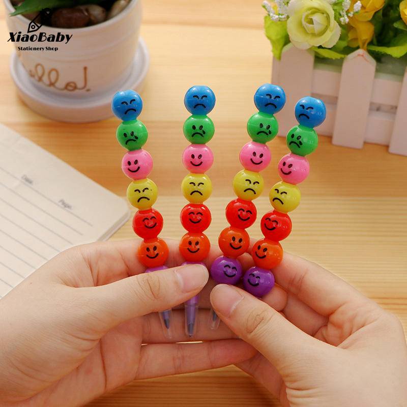 1 Bút Chì Màu Họa Tiết Hoạt Hình Đáng Yêu