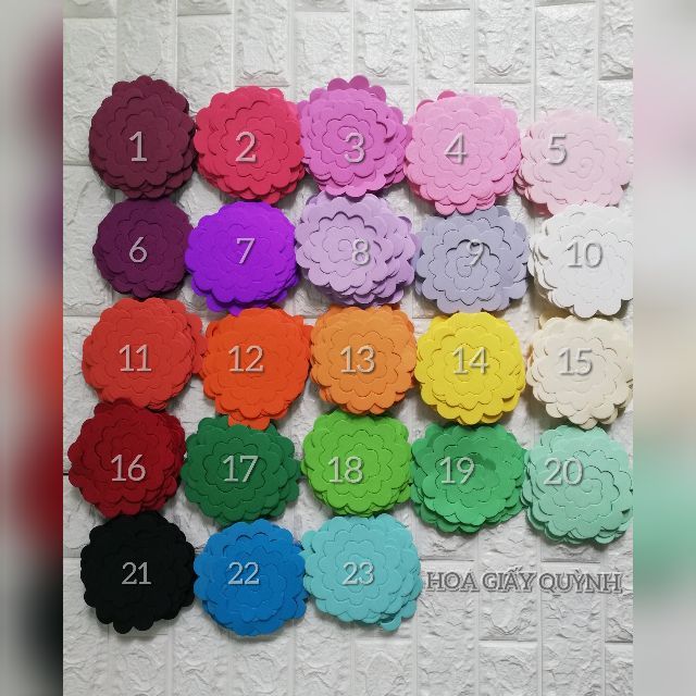 Set 10 hoa hồng cuốn cắt sẵn_ giấy mỹ thuật cao cấp nhập khẩu - có clip hướng dẫn dẫn cứ