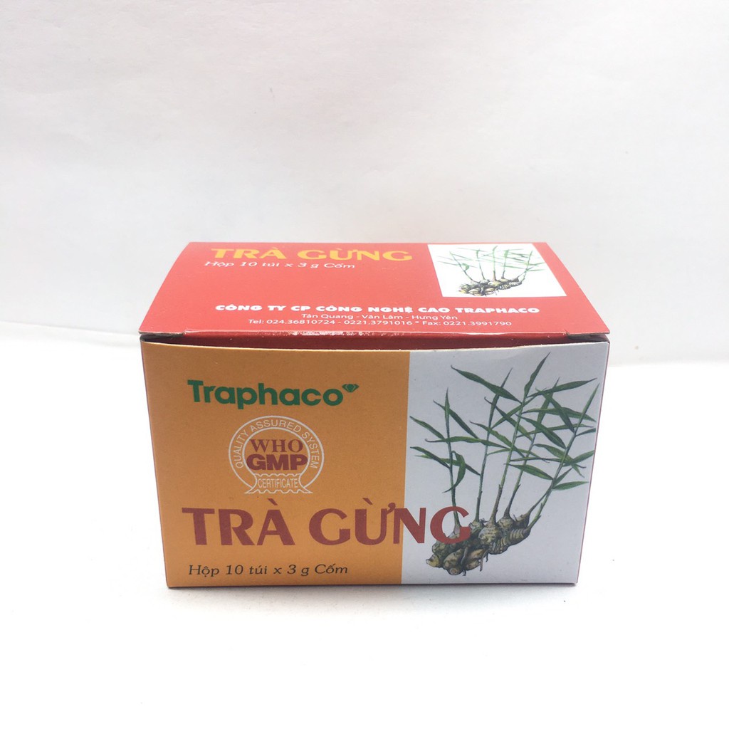 Trà gừng Traphaco 10 túi (Chính hãng)