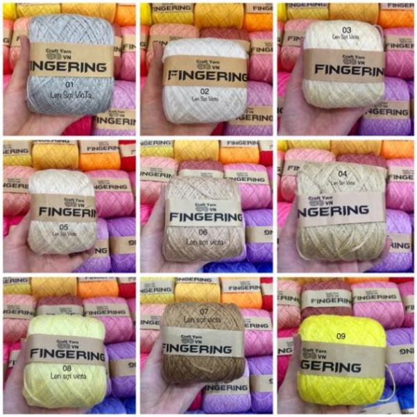 Sợi Cotton Nhật Bóng Chập 4- Bảng Màu 2( mã 20-39)