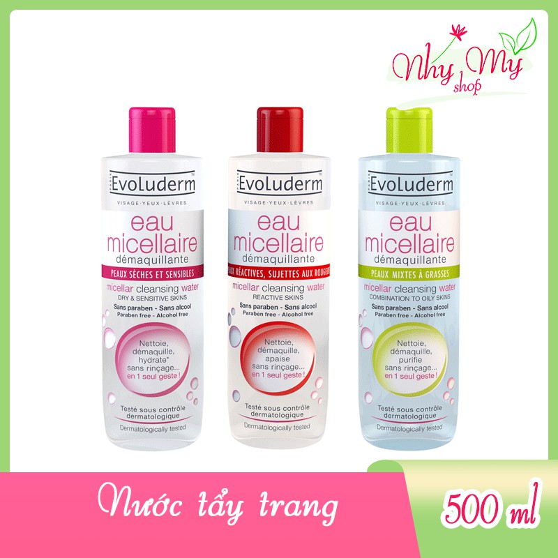 Nước Tẩy Trang Evo 500ml Pháp