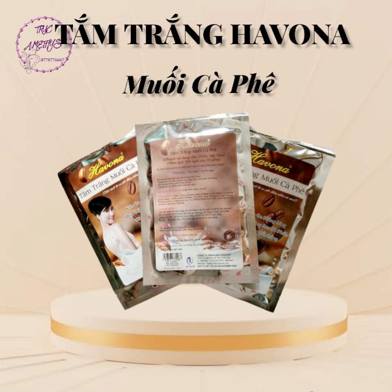 COMBO 3 SET SỮA TẮM TRẮNG DA HAVONA CÀ PHÊ