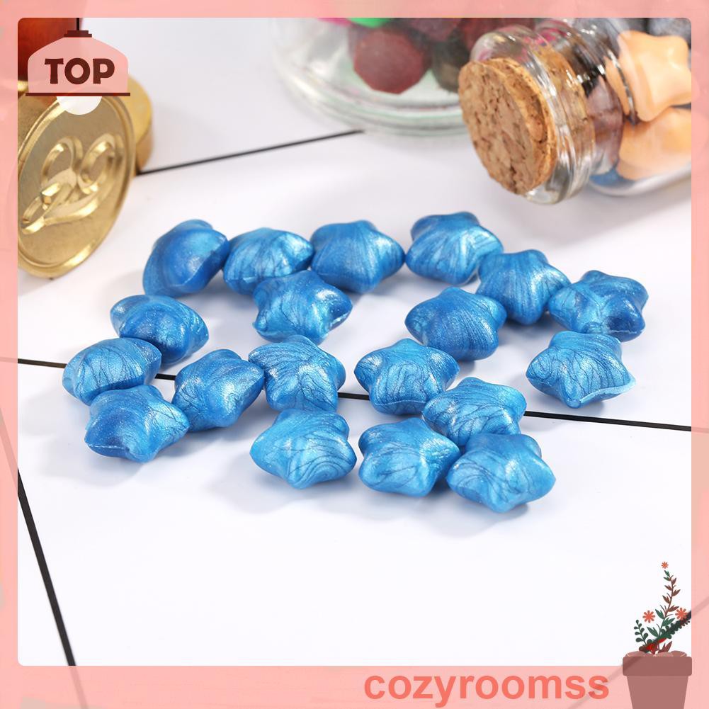 Set 30 Sáp Đóng Dấu Hình Ngôi Sao Phong Cách Retro