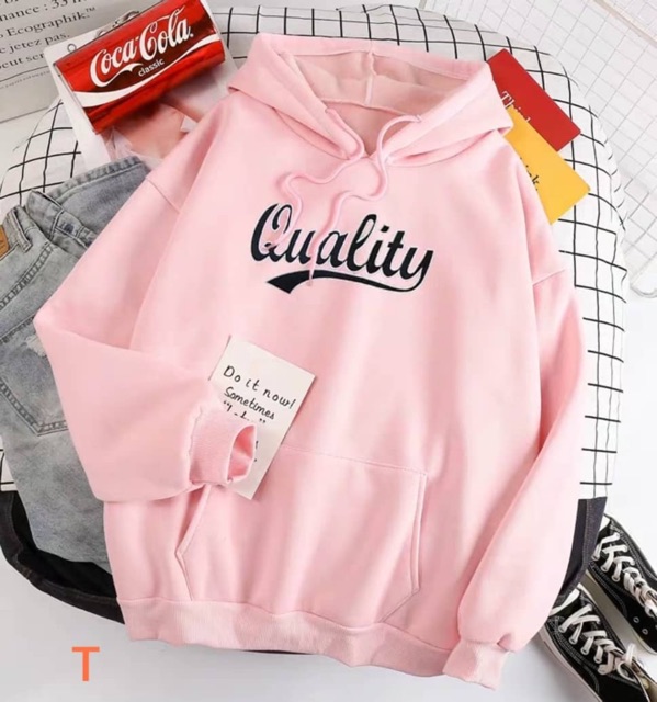 Áo hoodie Quality chữ ngực DTR1119