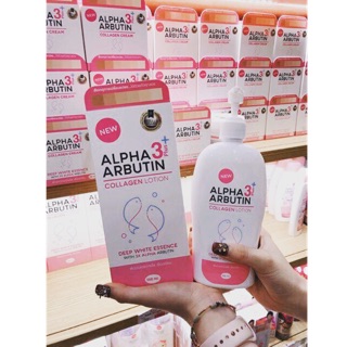 Lotion Sữa Dưỡng Trắng Da ALPHA ARBUTIN 3 Plus+ Collagen 500ml - Thái Lan