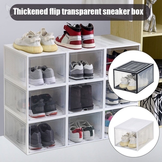 [d] Big Size Shoe Box Shoe Storage Organizers Stackable Clear Shoe Storage Box Rack Clear Drawer