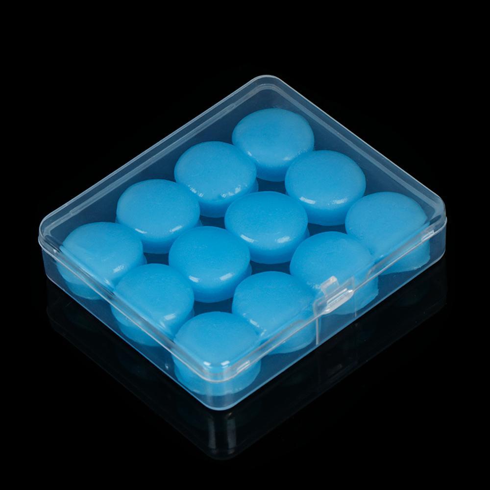 LEISURE Set 6 Cặp Nút Bịt Tai Chống Ngáy Bằng Silicon Mềm Cách Nhiệt Có Thể Tái Sử Dụng