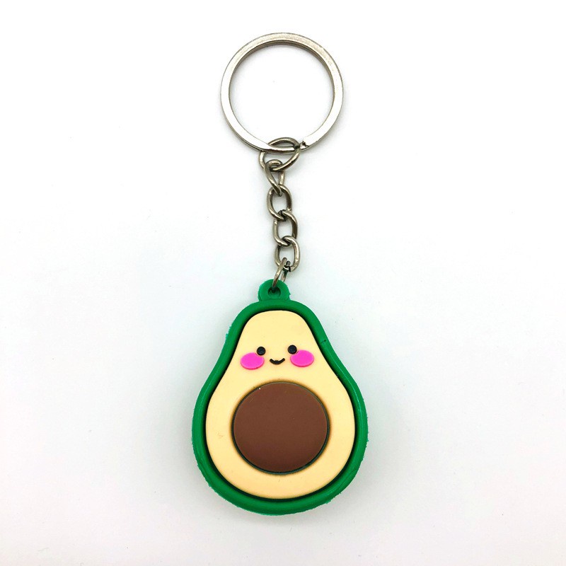 Móc khóa hình quả bơ cute dễ thương