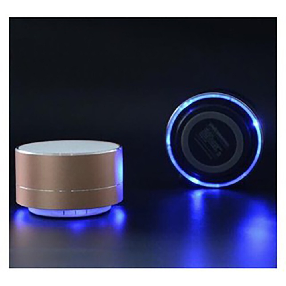 Loa bluetooth A10 mini vỏ nhôm có đèn LED