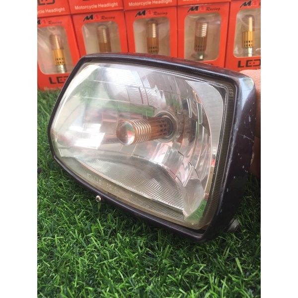 Led pha Dream 2 màu, cos vàng, pha trắng . Chính hãng MAracing