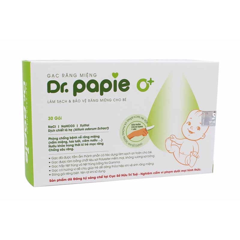 Gạc răng miệng Dr papie