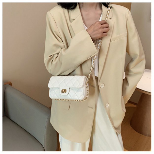 Túi Đeo Chéo Nữ Dây Phối Ngọc LSEOUL X0562
