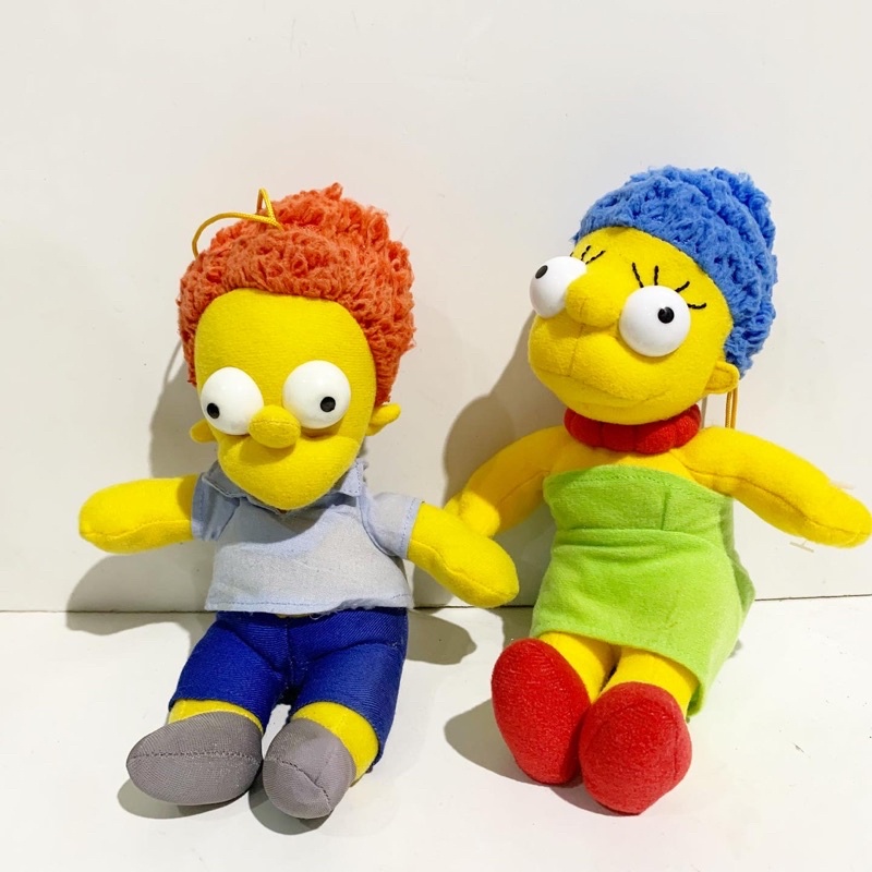 Cặp gấu bông the simpsons - thú nhồi bông đồ chơi dễ thương phong cách Âu Mỹ