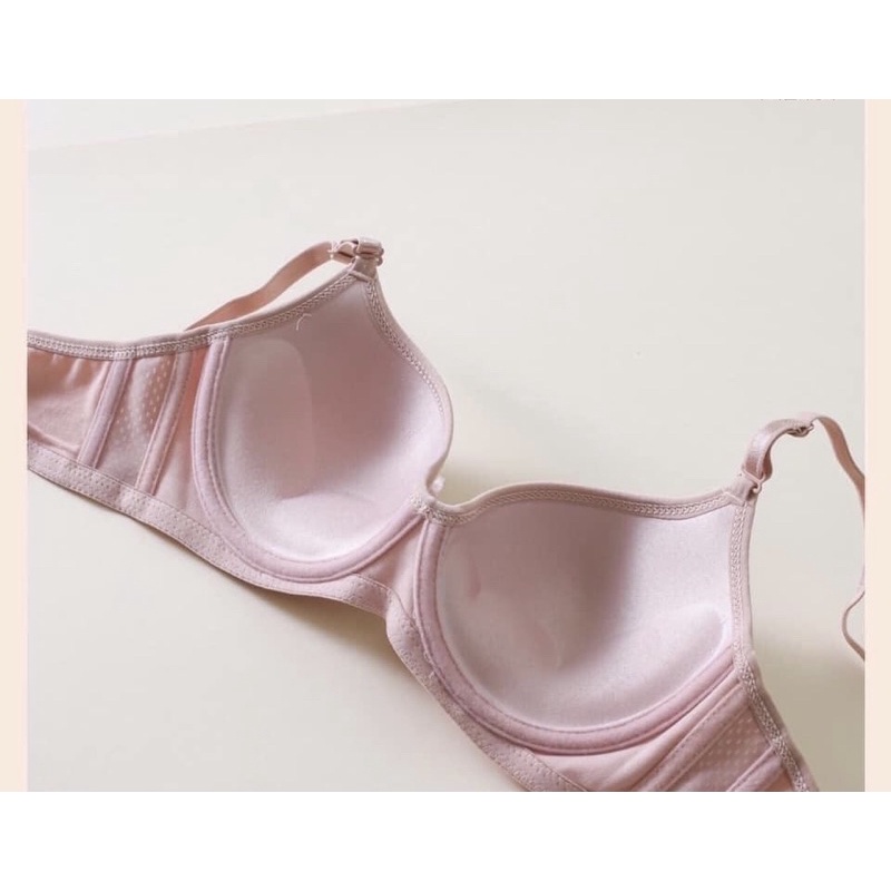 Áo Lót Ngực Cotton Đệm Mỏng Có Gọng Nâng Ngực 613
