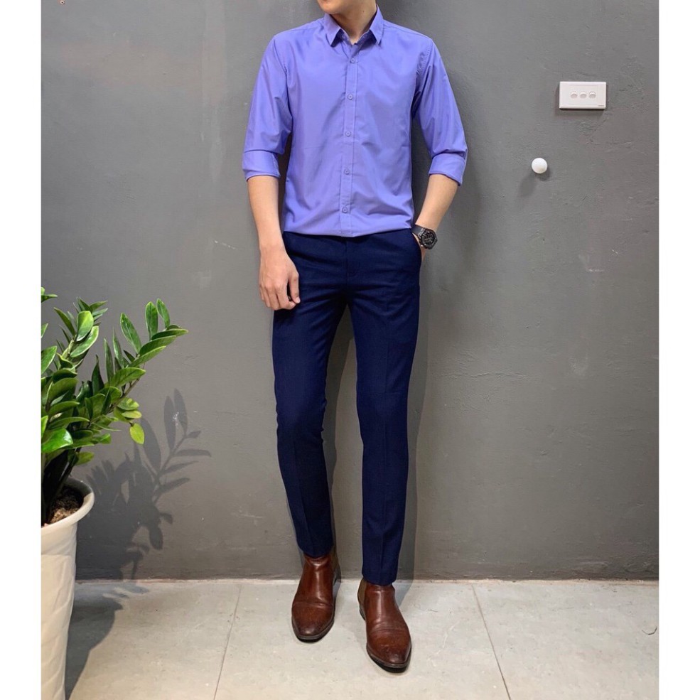 [Hàng Sịn] Quần Âu Nam, Quần Tây Nam Cao Cấp Co Dãn 4 Chiều Vải Chéo Dày Dặn | BigBuy360 - bigbuy360.vn