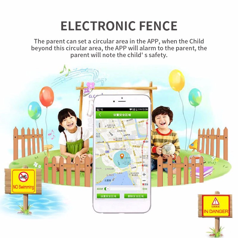 SOS Đồng Hồ Thông Minh Q50 Theo Dõi Định Vị Gps Tương Thích Với Ios Và Android