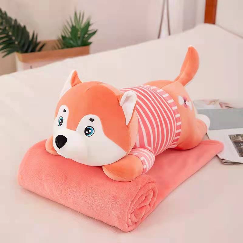 Bộ Chăn Gối Văn Phòng 2in1 Hình Sóc T2 Giá Rẻ
