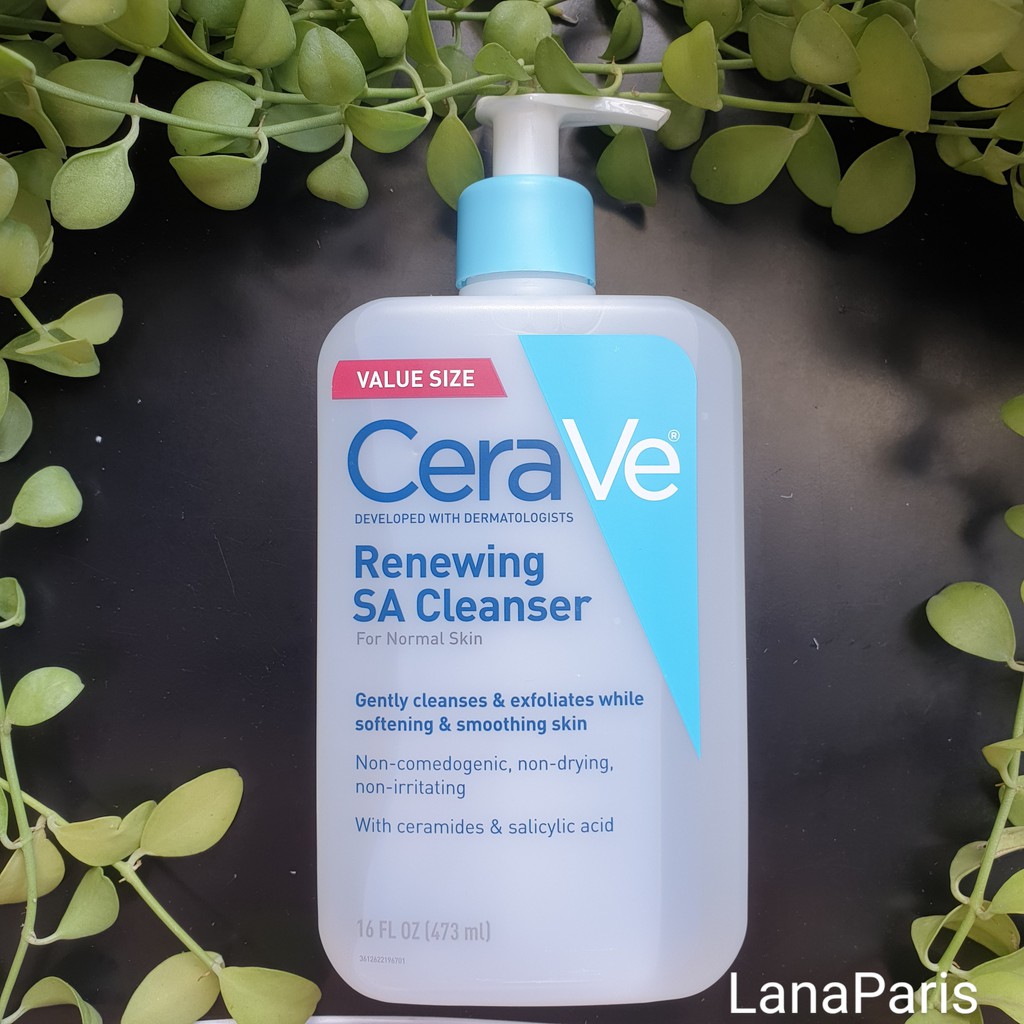 Bill Pháp/Mỹ Sẵn Sữa rửa mặt Cerave Renewing SA Cleanser 236ml và 473ml