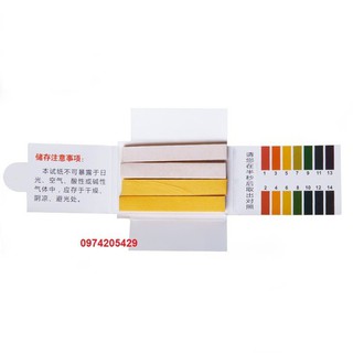 Giấy quỳ tím đo độ PH 1-14 dạng tệp