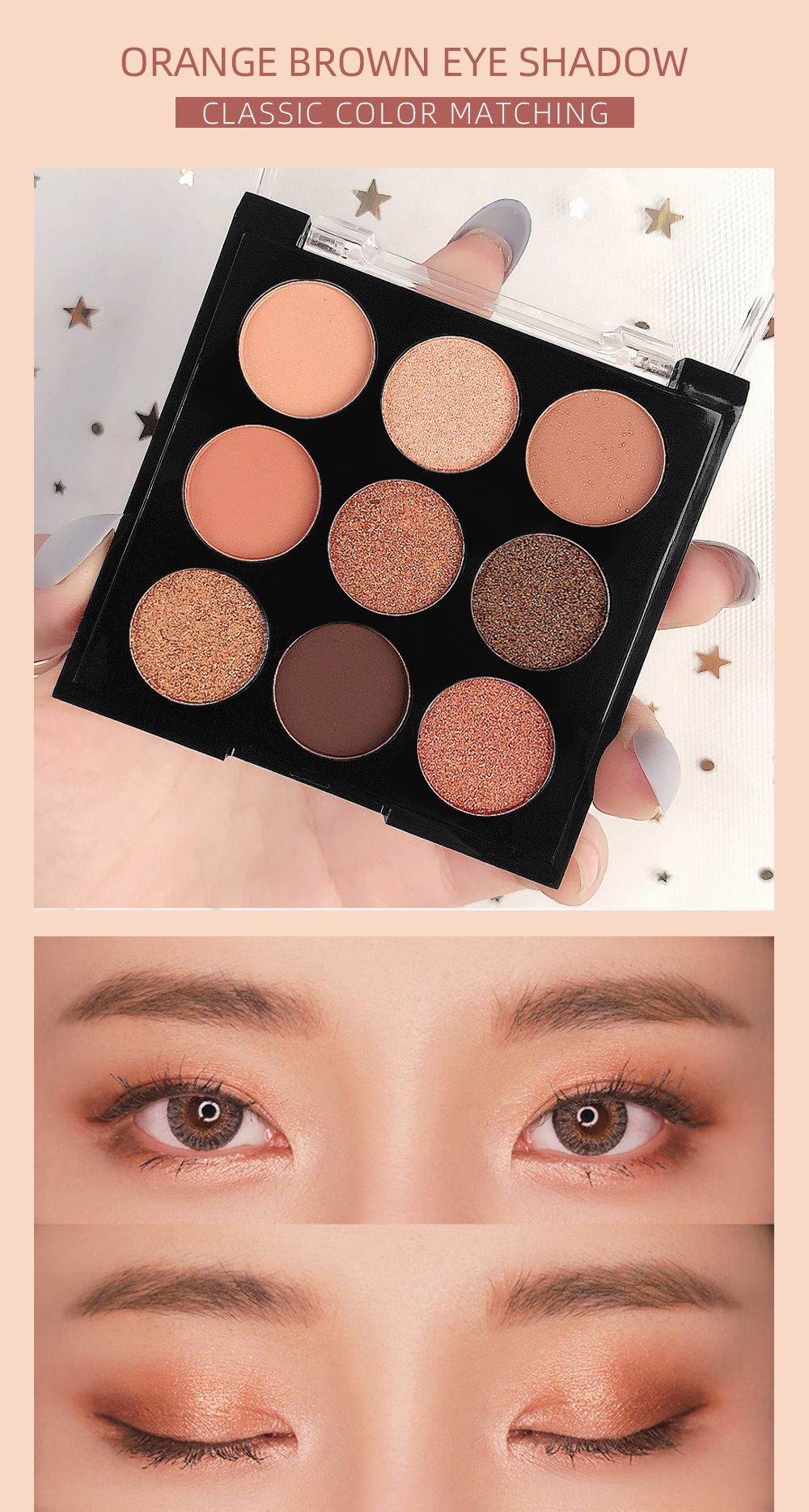 (Hàng Mới Về) Bảng Phấn Mắt 9 Màu Lì Tông Đất Có Gương Teayason | BigBuy360 - bigbuy360.vn