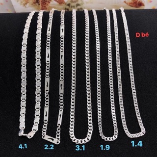DÂY CHUYỀN BẠC CHO BÉ YÊU DÀI 35,37 CM